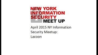 February 2015 NY Info Security Meetup - Lacoon Mobile