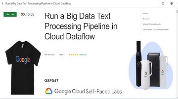Run a Big Data Text Processing Pipeline in Cloud Dataflow | GSP047 | Quicklabs 2022 | Learn to Earn