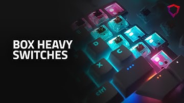 Quick intro video: BOX Heavy Switches - Dark Yellow, Burnt Orange, Pale Blue