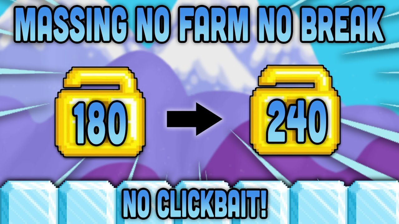 TIPS PROFIT NO FARM NO BREAK TAPI PROFITNYA HAMPIR 2X LIPAT  - GROWTOPIA INDONESIA