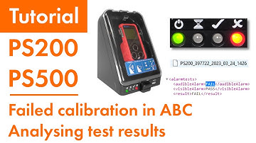 Failed calibration in GMI ABC, analysing test results | PS200, PS500