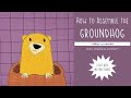 How to Assemble the Groundhog Applique Pattern - with light box