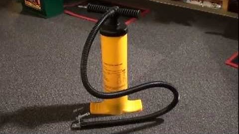 Double Action Hand / Stirrup Pump 4 L Inflatable Boat In Action Rib Bravo