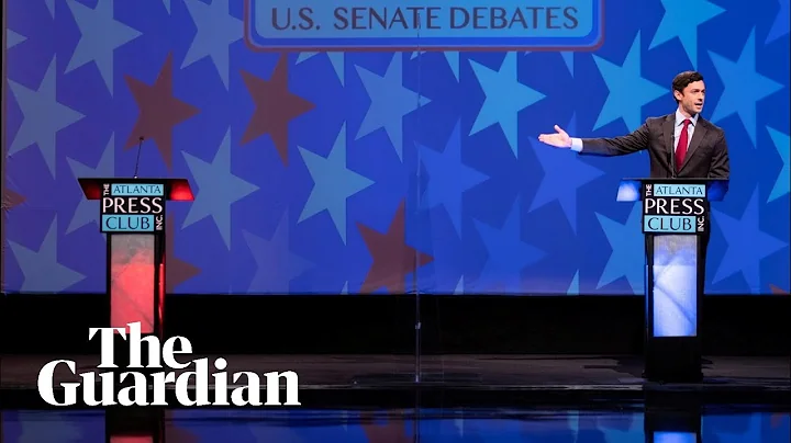 Georgia debate: Jon Ossoff addresses empty podium ...