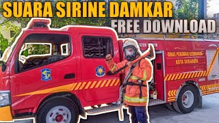 Suara Sirine Pemadam Kebakaran Full 1 Jam Firefighter siren one hour full - SUB FD Sirene