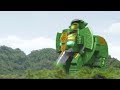 Power Ranger Ninja Steel |  Nuevo Zord Rumble Tusk y Batalla Megazord - Capitulo 5