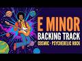 Cosmic Jimi Hendrix Style Backing Track Jam in Em | Psychedelic Rock | Chord Changes | SKY CHURCH!