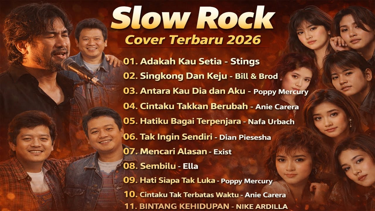 Slow Rock Cover Terbaru 2026 🔥 Lagu Pop Legendaris Indonesia Paling Hits Sepanjang Masa