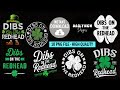 7 PNG Designs Dibs On The Redhead PNG, St Patrick's Day PNG, Funny St Patrick's Day Drinking PNG