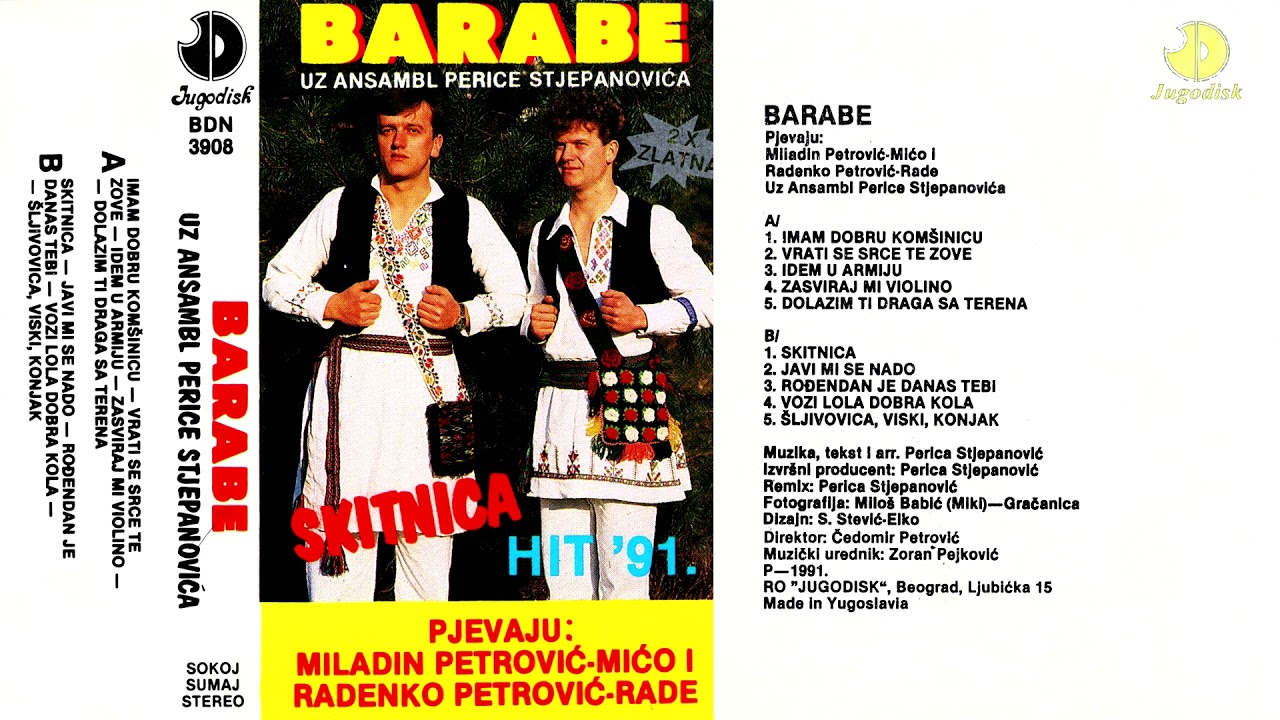 Izvorna grupa Barabe - Skitnica - (Audio 1991) - CEO ALBUM