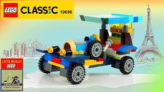 LEGO Car Taxi MOC. How to build Car from Lego Classic 10696. Save Money & Space with Lego Classic.