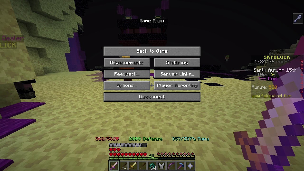 minecraft skyblock live day-1