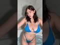 Blue Bikini Big Boobs Girl