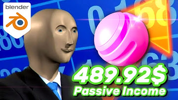 Passive Income with Photoscanning (2-Month BlenderKit Challenge)