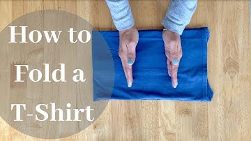 How to fold a T-shirt / Konmari method / Folding for all the Family (Fold with me)