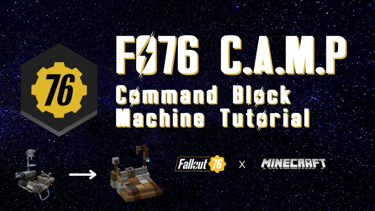 Fallout 76 C.A.M.P Command Block Tutorial | Minecraft - YouTube