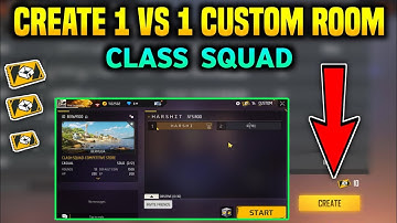 Free Fire  Me 1VS1 Custom Kaise Banaye 🔥 | How To Create 1 vs 1 Custom Room In Free Fire Clash Squad