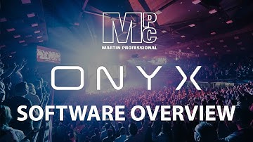 Martin MPC/ONYX Lighting - Software overview - 1 of 11