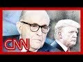 Trump tries to distance himself from Rudy Giuliani