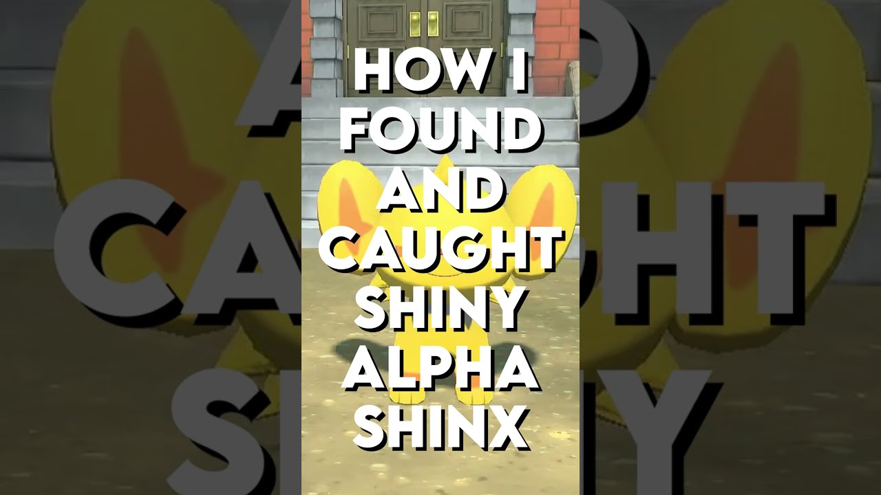 How I found and caught SHINY ALPHA Shinx in Pokemon Legends Arceus