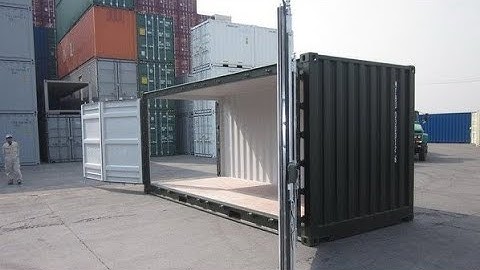 20ft Side Opening Shipping Container Door Operation