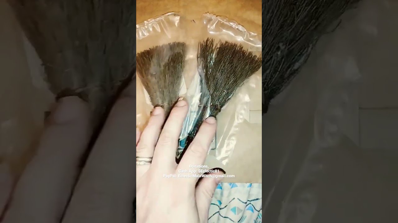 Small Decorative Brooms I Purchased To Make A Witches Broom Bessom Out Of 