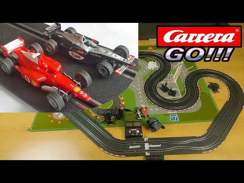 Carrera GO F1 - Ferrari vs McLaren - Grand race and 10 crashes 