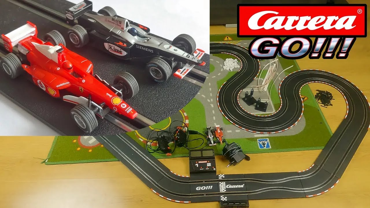 Carrera GO - Race the Track F1 | team Ferrari vs. team Red Bull - YouTube