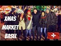 Zurich, Basel Switzerland, Christmas market walking tour 4K Charming Christmas markets Europe India