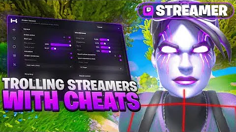 I Used Fortnite Cheats to TROLL a PRO Streamer… (HE RAGED😡)