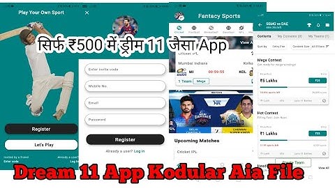 Kodular Dream 11 App Aia File dream 11 app jaisa app banwaye