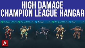 High Damage Champion League Hangar | War Robots Live Stream Test