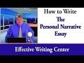 Types of Papers: Narrative/Descriptive - How to Write a Narrative Essay - Best Tips | Jan 22, · To write