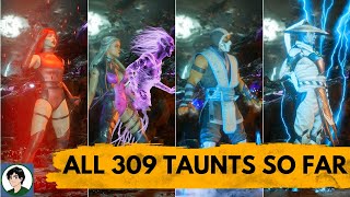 Mortal Kombat 11 - All 309 Taunts SO FAR