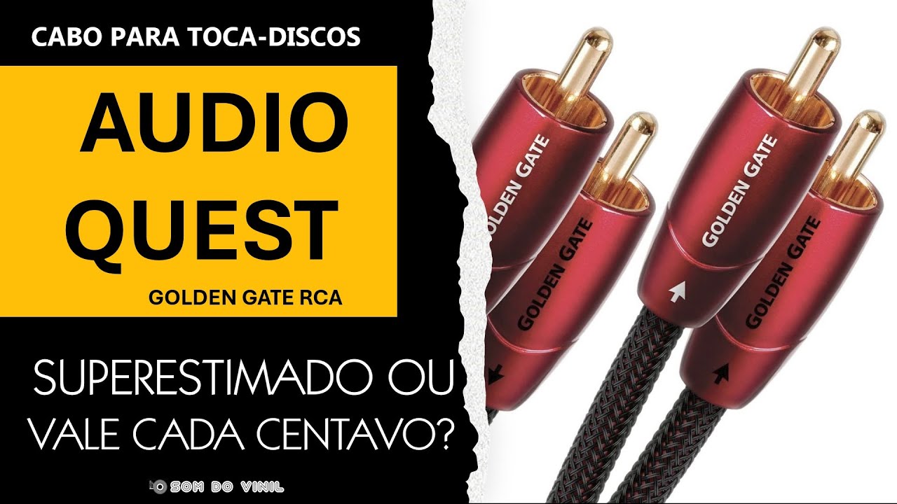 Cabo de Audio Quest para Toca-Discos: Superestimado ou Vale a Pena? 