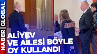 İlham Aliyev Ve Mehriban Aliyeva Hankendide Böyle Oy Kullandı