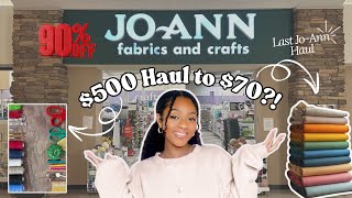 My Last Jo Anns haul I scored Fabric Haul Sewing plans