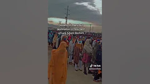 Scenes outside MDCAT Center -Hope for Best to All MDCAT Students