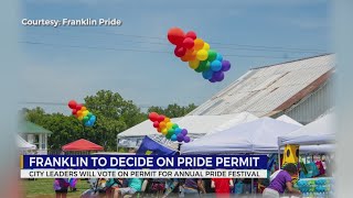 Franklin to decide on pride permit
