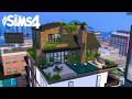 NYC Industrial Penthouse with Rooftop Garden 🌿 | The Sims 4 | Relaxing Speed Build | ASMR | No CC