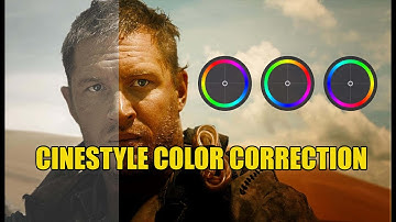 Cinestyle color correction, Corel Videostudio ultimate 2022