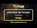 Modjo Lady Hear Me Tonight Karaoke Version From Zoom Karaoke 