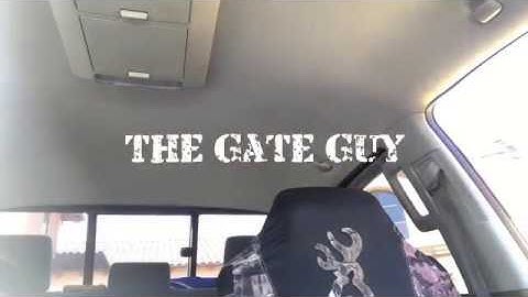 Solar Slide Gate Opener Install Day 2