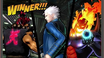 ULTIMATE MARVEL VS. CAPCOM 3 Virgil,Akuma,Dormammu In Arcade Mode