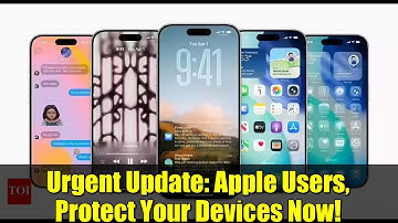 Urgent Update: Apple Users, Protect Your Devices Now!