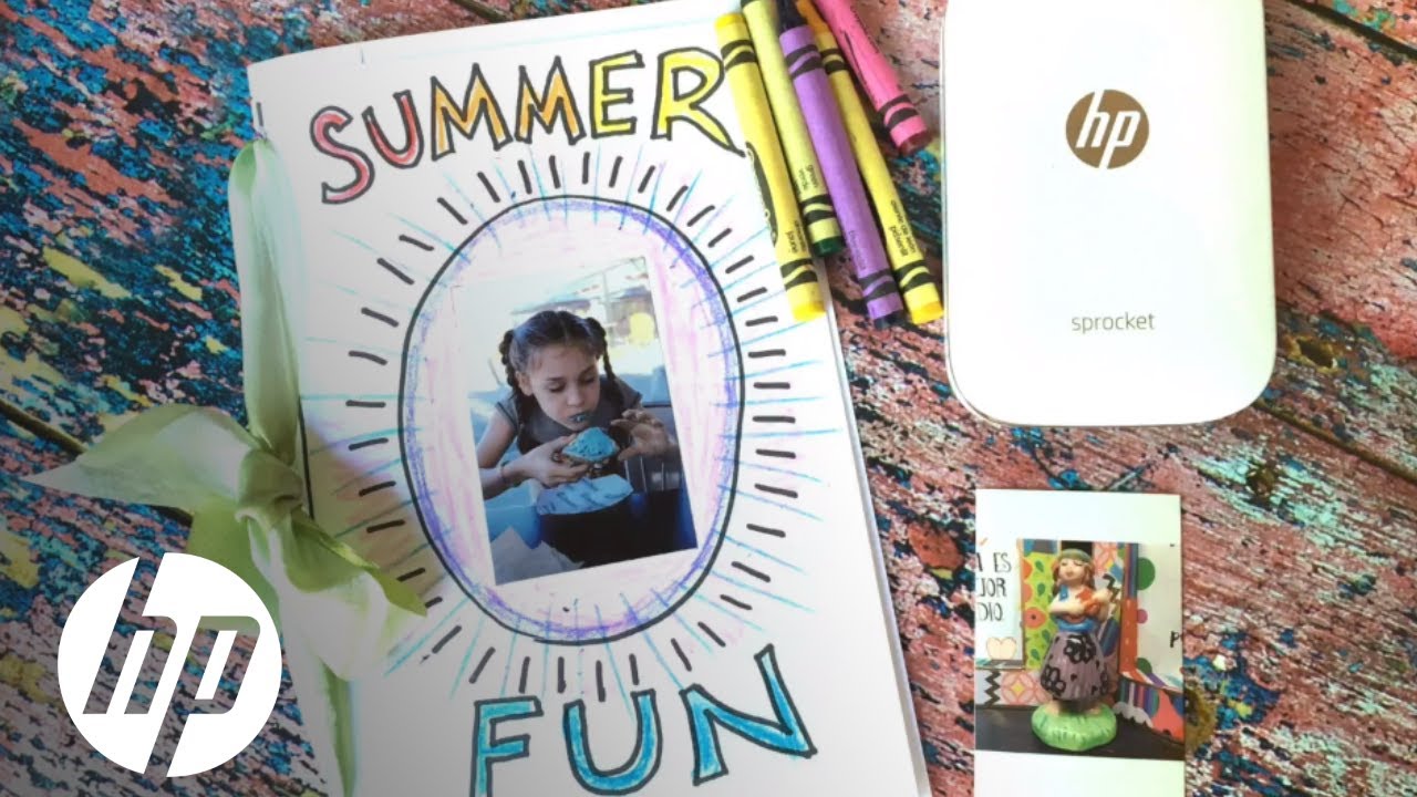 hpv vaccine Summer Coloring Photo Book | HP Sprocket Photo Printer | HP