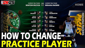 How to Change Practice Player in NBA 2k25