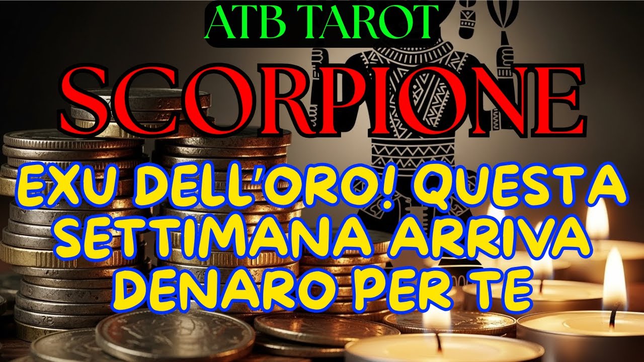 SCORPIONE: qualcosa ti spaventerà 😳 quando lo scoprirai 😳 in 24 ore tutto cambia, sento odore di oro