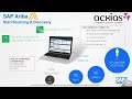 Dmonstration de la solution start sourcing de sap ariba par acxias lagence digital achat