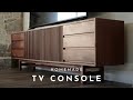 Diy 3  8ft midcentury modern tv console